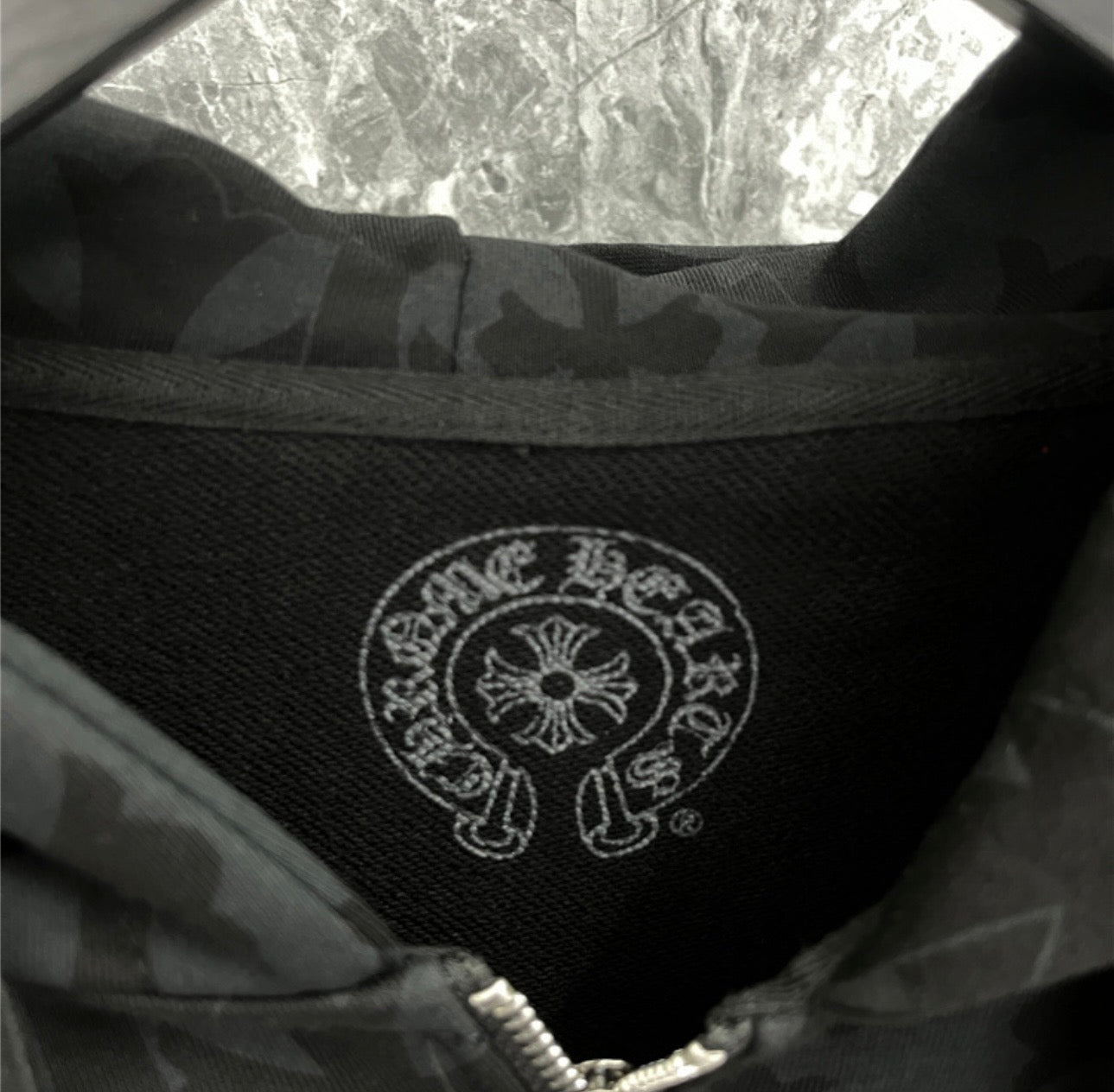 Chrome Heart Hoodie Logo