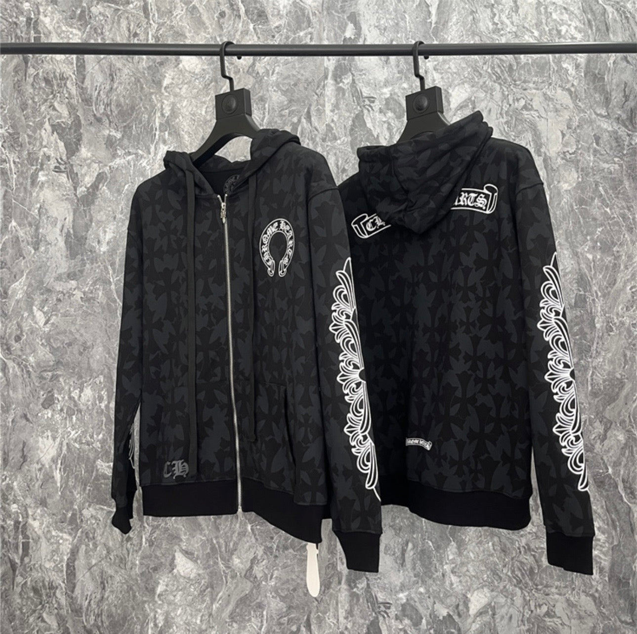 Chrome Heart Hoodie Logo