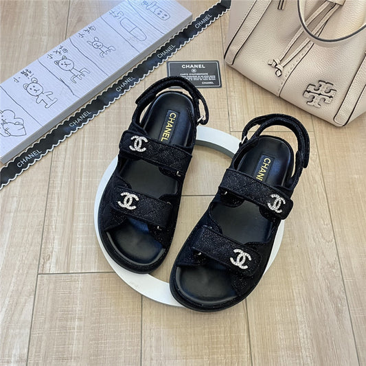 Chanel CC Bling Sandals