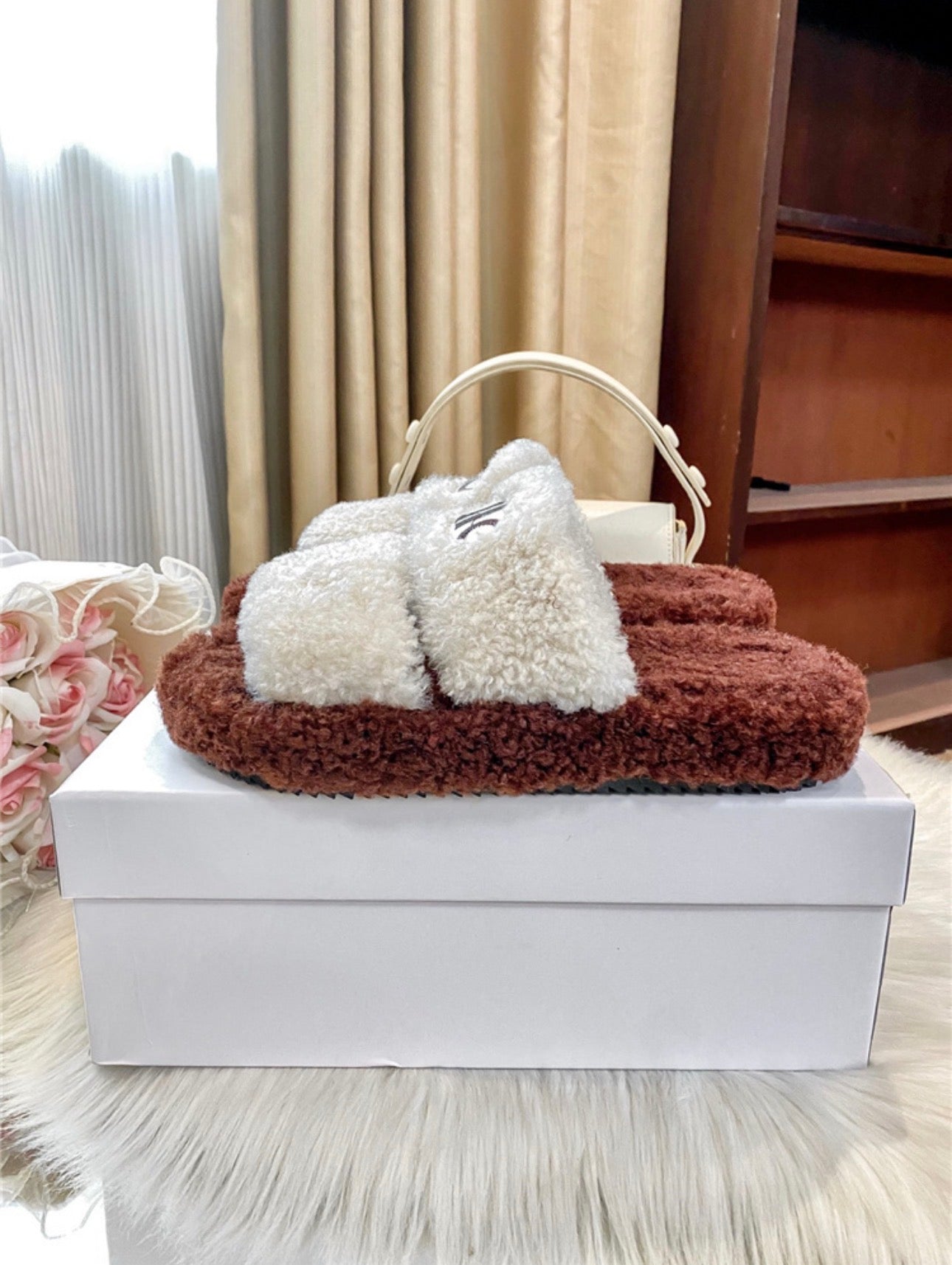 Alo Teddy Bear Slippers