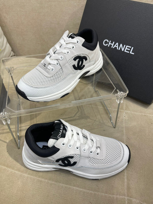 Chanel CC Black Sneakers