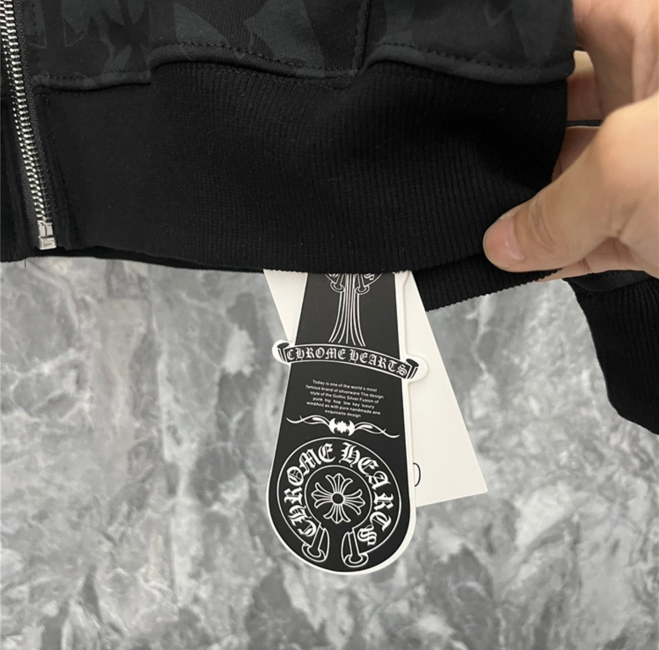 Chrome Heart Hoodie Logo