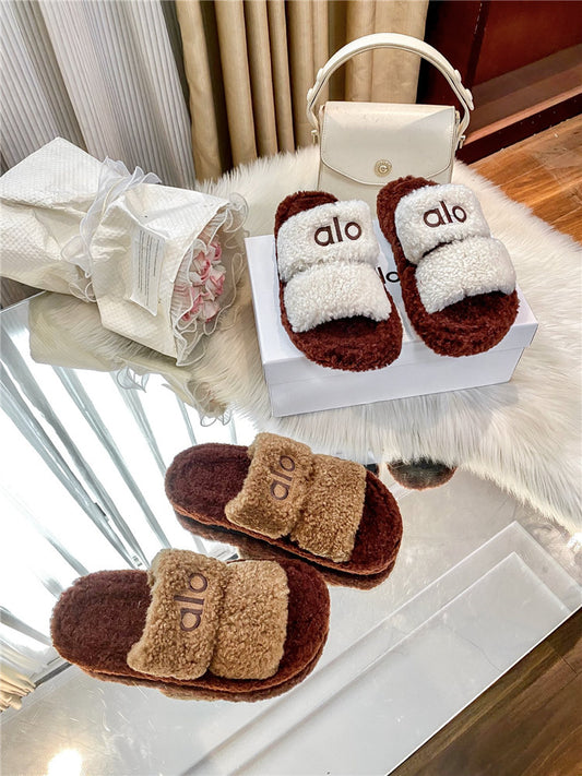 Alo Teddy Bear Slippers